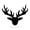 Black, variant on RealSteel Wild Deer Metal Wall Art - Rustic Cabin & Lodge Decor (24"/ Black)