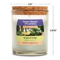 thumbnail image 4 of Better Homes & Garden Bergamot & Sage Aromatherapy 9.5oz Jar Candle, Yellow, 4 of 5