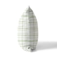 thumbnail image 4 of Liz Plaid Green Throw Pillow, 4 of 4