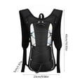 thumbnail image 3 of GASTROPOD 1 Pack Lightweight Hydration Backpack,Running Backpack with Water Bladder,Hydro Water Daypack for Cycling Hiking for Men Women-16.93X9.06X1.98In, 3 of 7