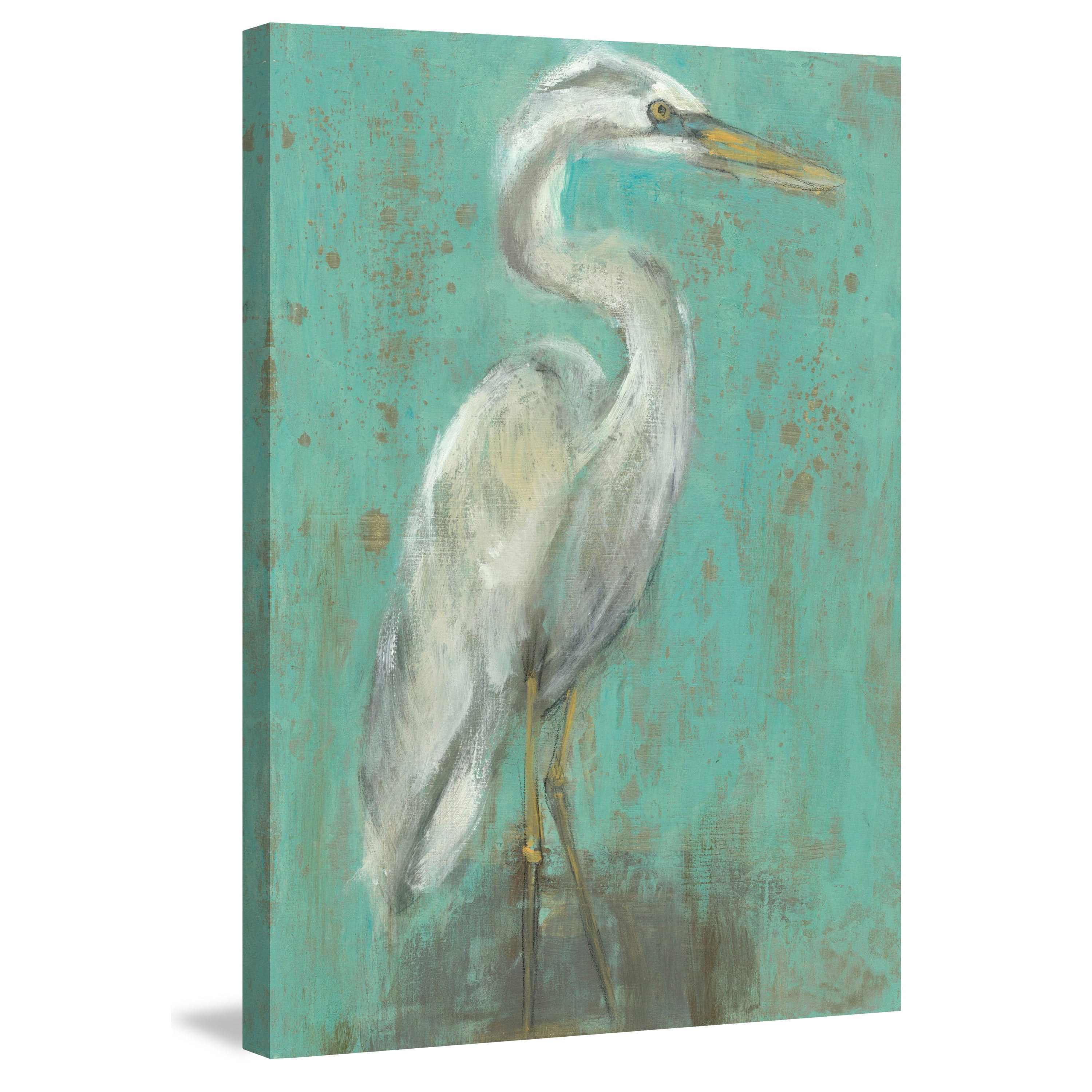 Marmont Hill "Seaspray Heron I" Painting Print on Wrapped Canvas