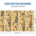 thumbnail image 3 of Yibo Watercolor Pineapples Watermelons Beach Towel, Super Absorbent Beach Blanket, Soft Plush Swim Bath Towels, 3 of 7
