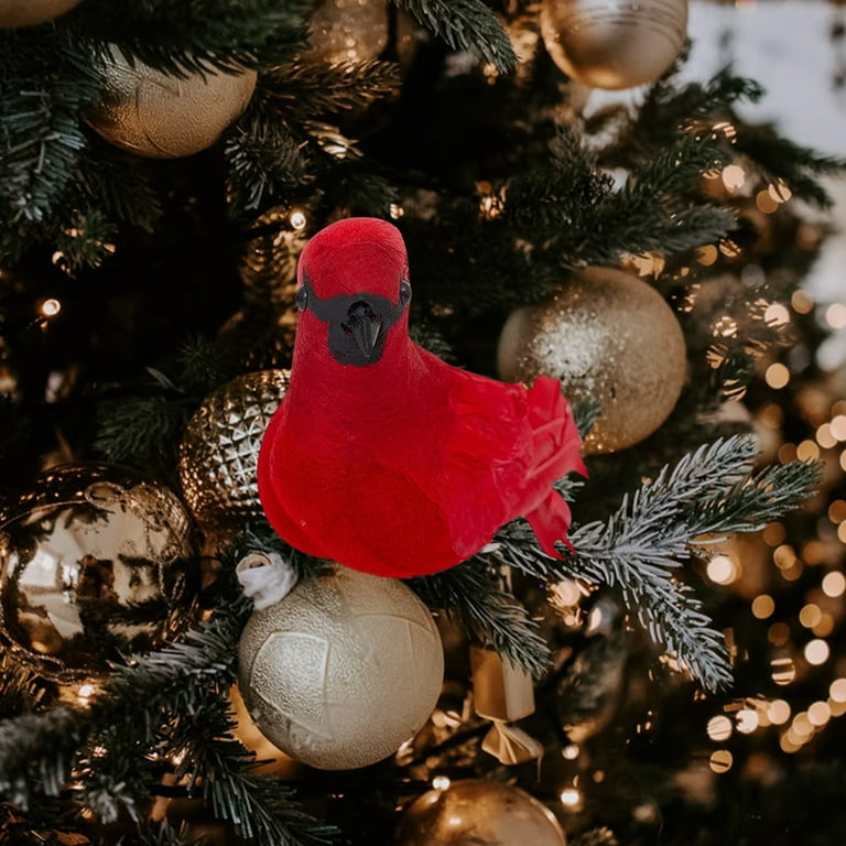 cardinal christmas tree decorations