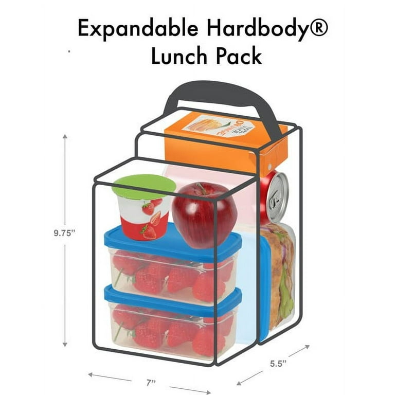 Arctic Zone Expandable HardBody Lunch Box with Hard Liner and 