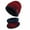 Wine Red, variant on BadPiggies Unisex Winter Beanie Hat Scarf 2-Piece Set Thick Warm Knit Skull Cap for Men Women (Black)