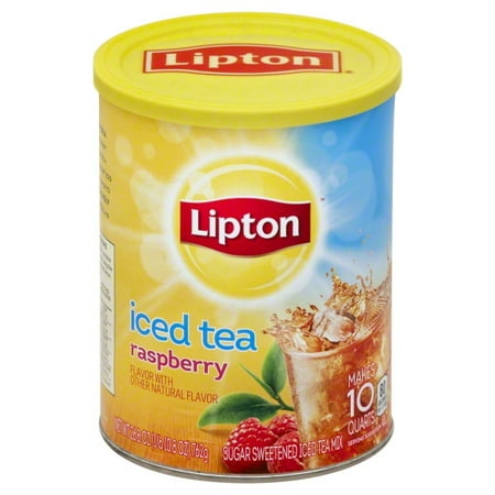 - (12 Boxes) Lipton Raspberry Iced Tea Mix 10 qt