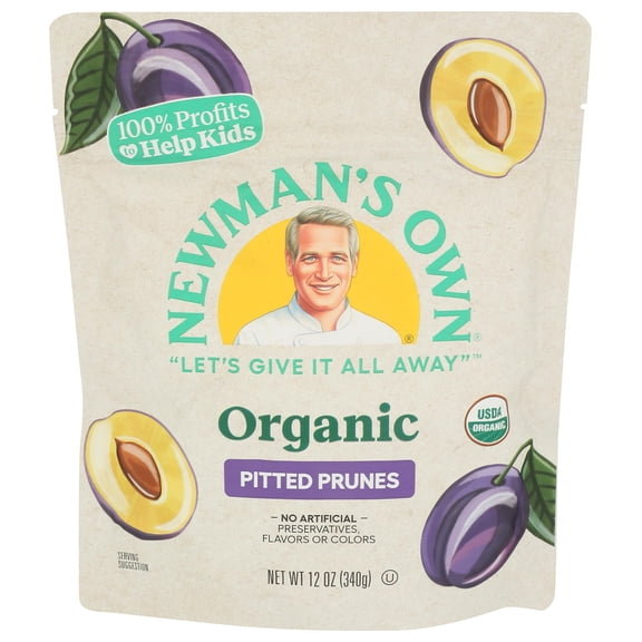 Newman'S Own Organics Organic Pitted Prunes, 12 Oz