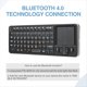 thumbnail image 2 of Mini Teclado Bluetooth, Teclado Inalámbrico Retroiluminado con Aprendizaje IR, Teclado Portátil 2.4G con Panel Táctil para LEGION Go, 2 of 5
