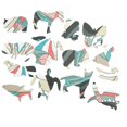 thumbnail image 3 of Rompecabezas De Arte, Papel Duro Para Aliviar El Estrés, Rompecabezas Elegante Con Forma De Animal Para La Decoración De La Sala De Estar, Regalo Para La Decoración Del ANGGREK PANDA, 3 of 8