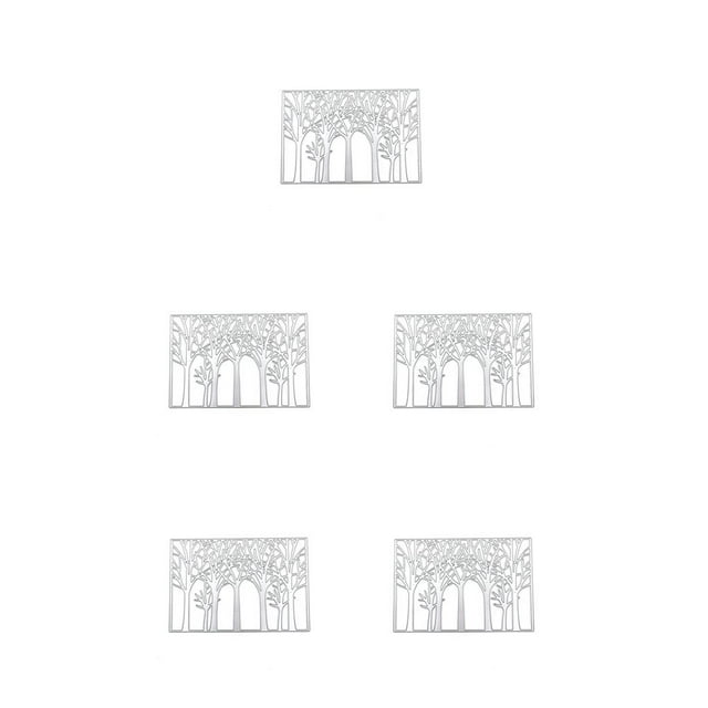 mmirethe Craft Die Cutter Stenciling Mold Wear-resistant Handicrafts Works Scrapbooking Supplies Embossing Accessory for DIY Making as shown 5Set