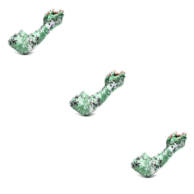 Greeniant 1 par de fundas de refrigeración antideslizantes de silicona para sombra de sol, deportes, correr, pesca, brazo, cubierta, hombres, Type1 NO1