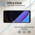 thumbnail image 4 of iuhds【3 Pack Privacy Screen Protector for Motorola Moto G Power 5G (2023) 9H Tempered Glass Anti-Spy Private Film Compatible for Motorola Moto G Power 5G (2023) Case Friendly, 4 of 7