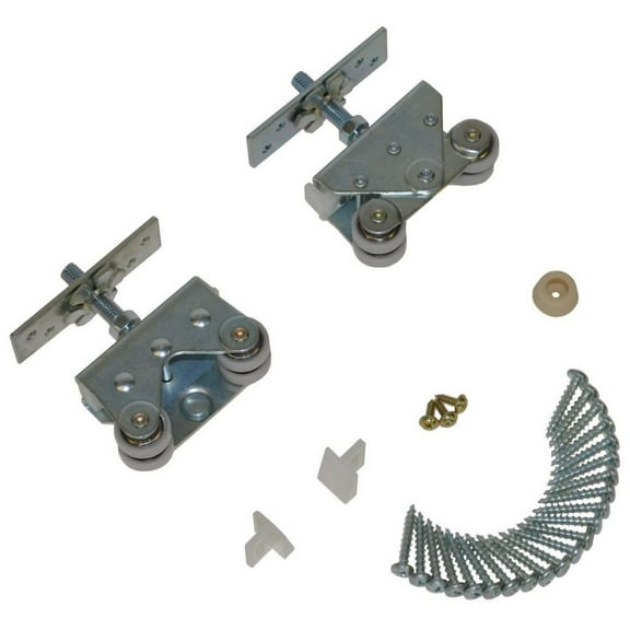 Johnson Hardware Jh2027sd1 Hardware Set For 200 Series Pocket Doors - Silver