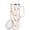 -, variant on Fall Tumbler with Straw and Lid White Pumpkin Leaves Stainless Steel Travel Coffee Tumbler Cup with Handle for Autumn Thanksgiving Party Home Office Supplies