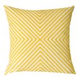 thumbnail image 1 of Juego de 2 fundas de almohadas decorativas bordadas, almohadas decorativas, almohadas decorativas sin insertos de cojín incluidos 18x18 (amarillo) Ofspeizc CZJJ-ZC58-1, 1 of 8