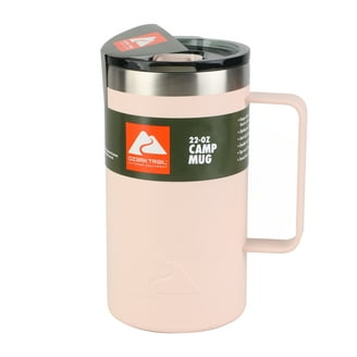 Ozark Trail 15 oz Vacuum Insulated Stainless Steel Blue Coffee Mug
