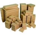 thumbnail image 1 of 888 Display - Pack of 12 Boxes of 2" x 8" x 1"H Natural Kraft Tone Cotton Filled Jewelry Boxes, 1 of 2