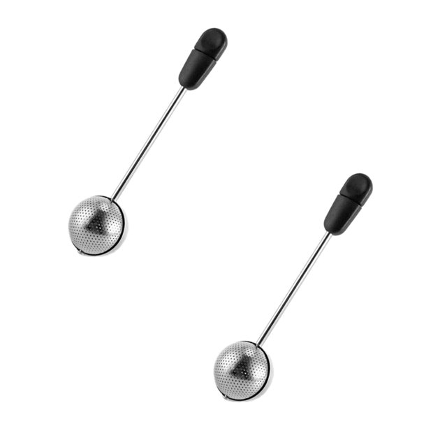 Stainless Steel Cutlery Set Tea Tool Portable Diffuser Tea Infuser Mesh Colander Fine Mesh Strainer Twisting Tea Infuser Tea Loose Leaf Tea Strainers Tea Filter Tong Tea Leaves Loose Leaf White