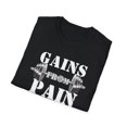 thumbnail image 4 of Gains From Pain Gym Fitness Motivational Unisex Soft style T-Shirt, 4 of 7