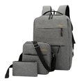 thumbnail image 1 of Mochila impermeable capacidad para niños con interfaz de carga USB Gris Sunnimix, 1 of 8
