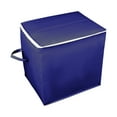 thumbnail image 2 of Latrodar Laundry Hamper Divided Laundry Basket with Lid Bedroom Bathroom Laundry Bags Solid Storage Tote Strong Handles for Blanket Comforters Clothing Sheet Toys 1PC, 2 of 5