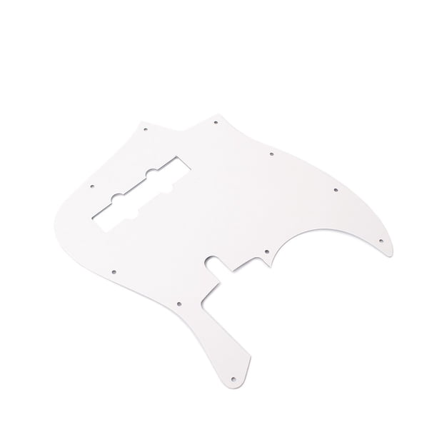 sweethay Golpeador ligero, resistente al agua, a prueba de herrumbre, placa para rascar con agujeros, resistente al desgaste, piezas de guitarra Accesorios para instrumentos musicales