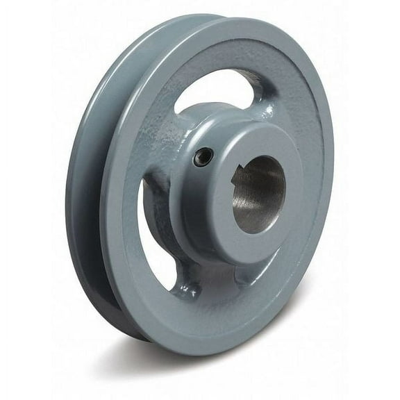 1-1/8 in Fixed Bore 1 Groove V-Belt Pulley 4.95 in OD