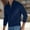 Navy, variant on Long Sleeve Men Sweaters Quarter Zip Blue Mock Neck Sweatshirt Solid Thicken Raglan Sweaters Mens Jumpers XL
