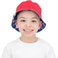 thumbnail image 3 of Addie & Tate Unisex Red Reversible Bucket Hat for Kids 3-6 Years Old, 3 of 6