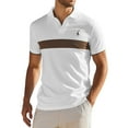 thumbnail image 2 of Coorders George Polos for Men Quick-Dry Athletic Mens Polo Shirts Short Sleeve Summer, Mens Golf Shirt, White, Size XL, 2 of 7