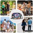 thumbnail image 7 of FORMRS Mini Crossbody Bag for Women Adjustable Rope Shoulder Casual Phone Purse, Puprle Ethereal Floral Harmony, 7 of 7