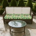 thumbnail image 5 of Xixirimido Couch Cushion Cover 3 Pieces Anti-Slip Sofa Cover Armchair Couch Slipcover Furniture Protector for Individual Cushions, Shamrock St. Patrick's Day, 5 of 8
