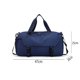 thumbnail image 2 of Bolsa de gimnasio pequeña, petates de viaje deportivos, bolso de noche para fin de semana con bolsillo mojado y compartimento para zapatos, 2 of 5