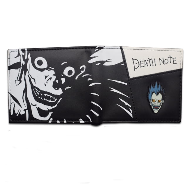 Cartera Anime Death Note de piel sintética 11,5 x 9 cm