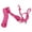 Pink, variant on NFTIGB Premium Rope Halter Multi Knots Adjustable Safe Wearable Weaving Horse Halter for Training Daily Use, Pink, Dimensions 14.96 inches / 38.00 cm