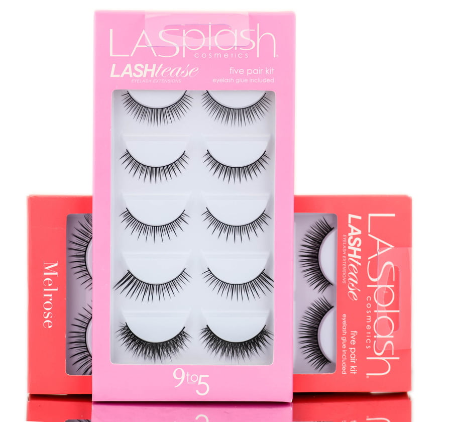 frakke Sammenhængende Numerisk LA-Splash Cosmetics Lash Tease - Five Pair Kit ( Hollywood) - Walmart.com