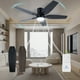 thumbnail image 1 of Vagizm Ventilador de Techo Empotrado de 42 Pulgadas con Luz - Ventilador de Techo Moderno de 5 Aspas para Sala de Estar y Recámara - Motor CC Silencioso - Regulable - Función Reversible - Negro, 1 of 8