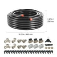 thumbnail image 3 of KFFKFF Air Pressure System, 100FT x 3/4", HDPE-Aluminum Compressed Air Conduit, Leak-Resistant, Durable & User-Friendly, Compressed Air Line Tubing Kit for Workshops and Garages, Black, 3 of 9