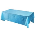 thumbnail image 2 of OUNONA Disposable Plastic Tablecloth PE Cover for Outdoor Parties, Picnics, BBQs and Events, 2 of 7
