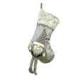 thumbnail image 2 of Christmas Stockings with Gnome, 18 Inches Large Velvet Faux Fur Christmas Stocking for Family, Xmas Holiday Party Gifts & Decoration for Fireplace, 2 of 4