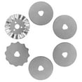 thumbnail image 4 of WHAMVOX  6 Pcs Rotary Fabric Cutter Blades Sewing Craft for Paper Silver, 4 of 8