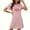 Pink, variant on VgaVtl Sleep Shirts for Women Short Sleeve Pink Women's Nightgowns Breathable Funny Valentines Day Print Nightgowns