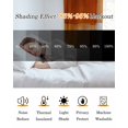 thumbnail image 5 of Burnt Orange Geometric Blackout Curtains, Light Blocking Print Window Curtains, Watercolor Ombre Modern Abstract Art Thermal Insulated Window Drapes for Living Room 2 Panels, 84"W x 84"L, 5 of 9