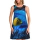 thumbnail image 1 of Fotbe Sports Tennis Ball Vestido de Verano sin Mangas para Mujer – Vestido Midi Línea A, Estilo Camiseta Floral, Vestido Playero Casual y Fluido, 1 of 7