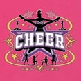 thumbnail image 5 of Wild Bobby, Cheerleading All Stars Girl Sports Women Slim Fit Junior Tee, Raspberry, XX-Large, 5 of 5
