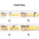 thumbnail image 4 of Adaptadores de conectores rápidos de latón de 3/4" para manguera de jardín, accesorios de grifo de agua, 2 piezas, 4 of 5