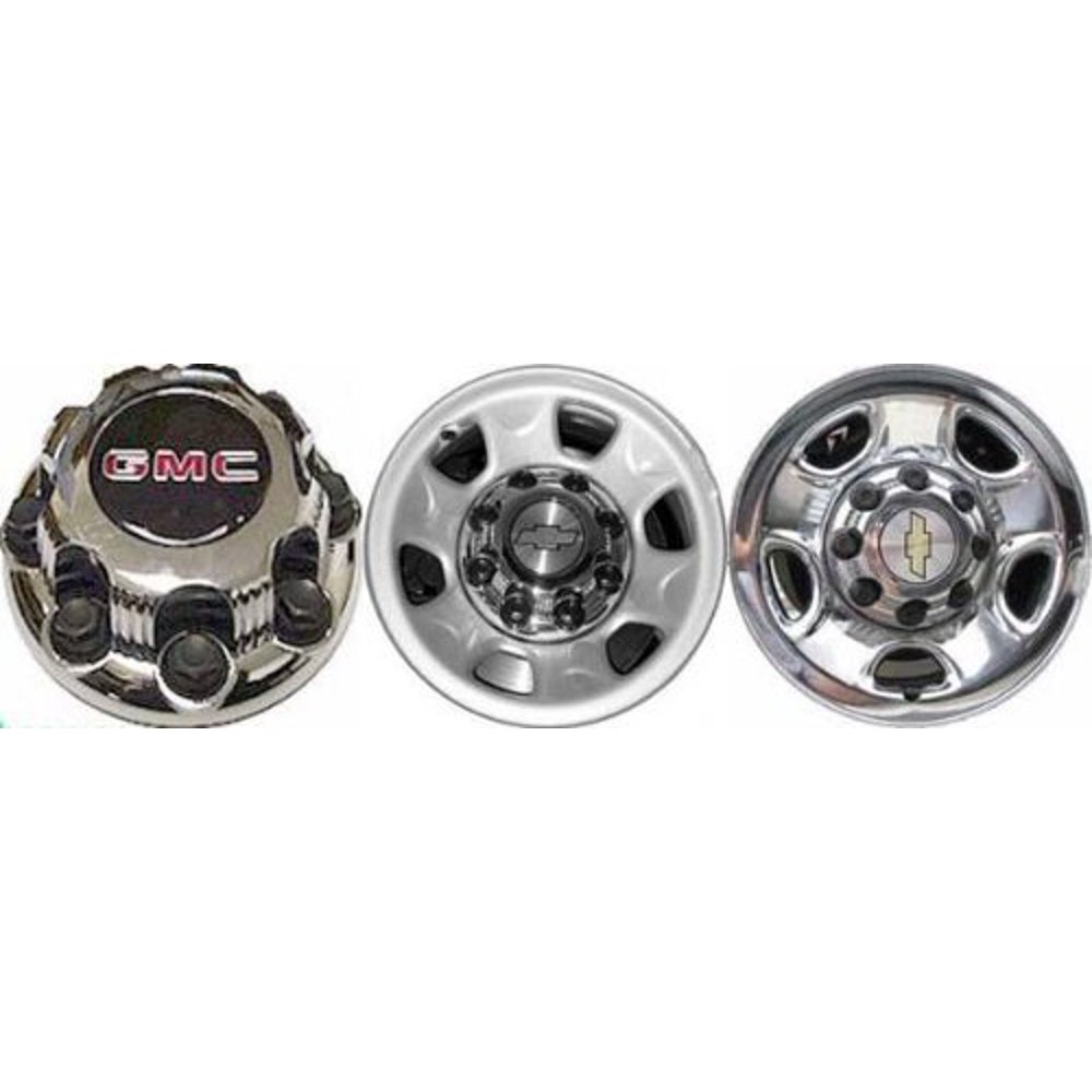 16 Inch OEM GMC HD 8 Lug Chrome Plated Center Cap Hubcap Wheel Cover