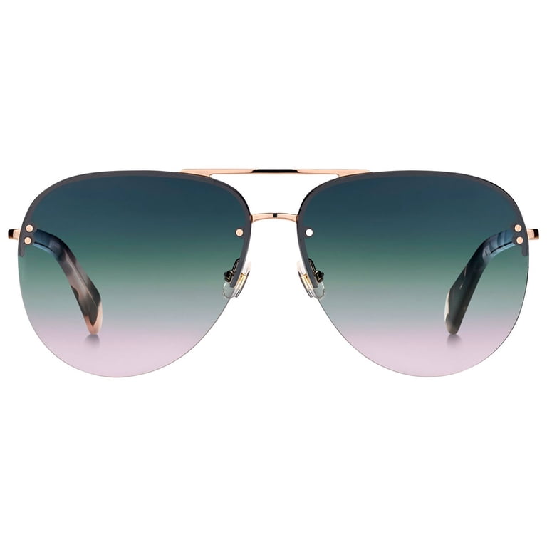 Kate Spade Metal Womens Aviator Sunglasses Pink Havana 62mm  display picture 3