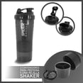 thumbnail image 1 of Vaso Deportivo Shaker Mezclador Proteínas Spider Negro Genérica Spider Negro, 1 of 3