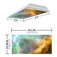 thumbnail image 2 of Octo Lights - Fluorescent Light Covers - 2x4 Flexible Ceiling Light Filters - For Classrooms and Offices - Astronomy 003, 2 of 7